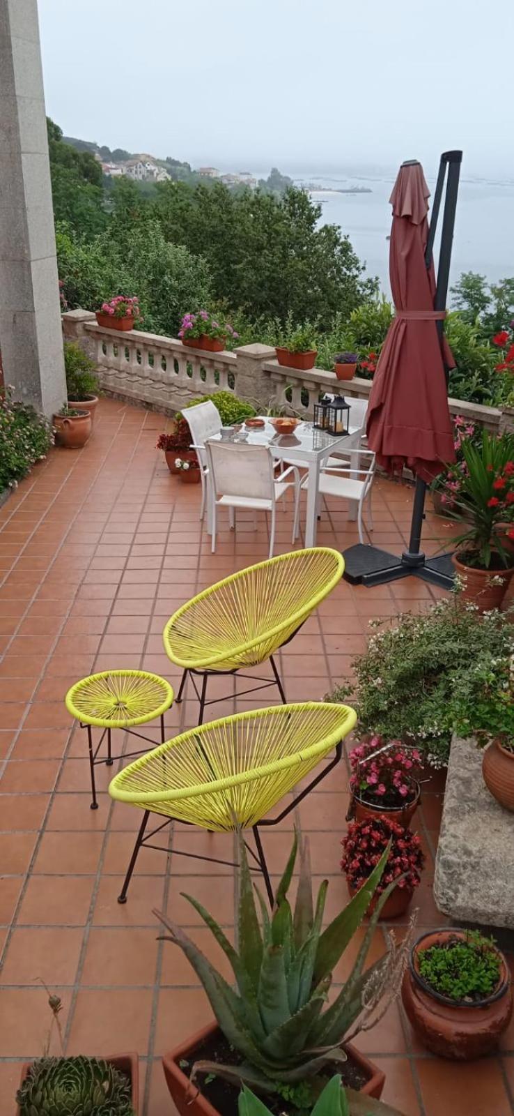 Ferienwohnung A Routada Moaña Exterior foto